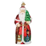 Old World Christmas German Santa Glass Hanging Ornament. Fixed Price $39.98.