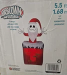 Gemmy 5.5FT Nightmare's Animated Jack Skellington Chimneychristmas Inflatable. Fixed Price $59.99.