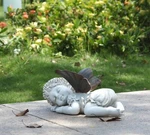 Exclusive Baby Fairy Angel Garden Statue-sleeping Art Sculpture Home Yard Decor. Fixed Price $33.22.
