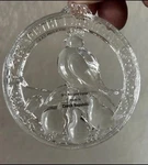 Wallace Crystal Holiday Ornament Partridge In Pear Tree 12 Days Of Christmas.. Fixed Price $29.96.