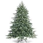 Topbuy Evergreen Artificial Christmas Tree, Mixed Pe & Pvc Metal Stand. Fixed Price $129.99.