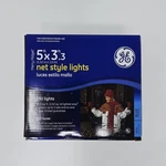Ge Net Lights Blue Incandescent Set Of 150 Bults On Green Wire - New Sealed. Fixed Price $19.99.