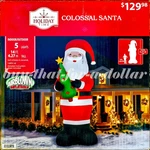 *new*rare* Gemmy Inflatable 14' Ft Colossal Giant Santa-christmas Tree-airblown. Fixed Price $199.99.