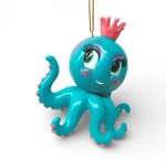 Pre-order 4" Olivier The Octopus Prince Ornament Miss Fluff Christmas Decor. Fixed Price $32.95.