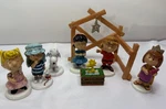 Department Dept 56 Peanuts Charlie Brown Christmas Pageant Nativity 8 Pc *flaw. Fixed Price $27.74.
