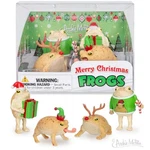 Archie Mcphee Merry Christmas Frogs Beige. Fixed Price $24.99.