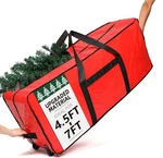 Homest Christmas Tree Storage Bag, Fits For 4.5-7FT. With Wheels, Red. Fixed Price $17.99.