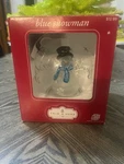 Blue Snowman Trim Home Christmas Ornament Color Changing Led Light. New. Fixed Price $17.99.