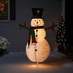 Northlight 60-INCH Lighted Fluffy Lantern Snowman Outdoor Christmas Decor. Fixed Price $158.49.
