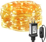 Fairy Lights With Switch 100/200 Led Plug Silver String Christmas Party. Fixed Price $11.99.