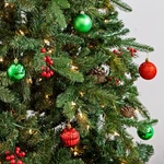 Merry Medley 24-PIECE Christmas Ornament Balls 60MM Red/green By Sunnydaze. Fixed Price $25.95.