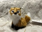 Wondershop Faux Fur Fox Woodland Animal Figurines Christmas Ornament. Fixed Price $13.45.