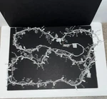 Lighted Acrylic Crystal Berry Garland Battery Operated Centerpiece Holiday Decor. Fixed Price $24.00.