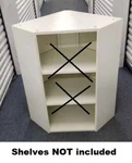 Ikea Akurum Wall Cabinet Kitchen Corner White No Shelves Display Model. Fixed Price $50.00.