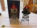 Seasonal Specialties "christmas Valley" Collection Metal Water Tower Decoration. Fixed Price $20.39.