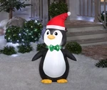 Christmas Penguin Inflatable Gemmy 3.5 Ft Santa Hat Bow Tie Airblown Led Lights. Fixed Price $38.94.
