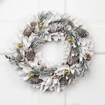 Northlight Frosted Pinecone And Sprigs Artificial Christmas Wreath 14"UNLIT. Fixed Price $32.75.