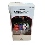 Gemmy Led Lightshow Colormotion Set Of 4 Deluxe Snowman Pathway Working. Fixed Price $49.50.