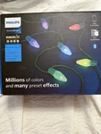 Philips Chromabright C9 Led String Lights 50CT Multicolor App Control 32.6FT. Fixed Price $60.00.