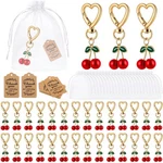 24 Set Cherry Keychains Bulk Xmas Party Gifts For Women Purs.... Fixed Price $30.34.