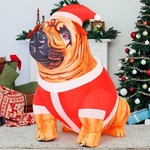 Comin 4 Ft Tall Christmas Inflatables Dog Outdoor Decorations Red. Fixed Price $27.02.