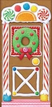 Beistle Printed Plastic Gingerbread House Cover Indoor/outdoor Christmas. Fixed Price $10.19.