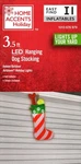 Home Accents Holiday 1013 676 979 3.5' Led Airblown Hanging Dog Stocking - New. Fixed Price $29.95.