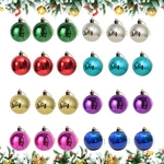 Art Studio 1.2 Inches Colorful Home Christmas Ball Ornaments Set 24 Colored. Fixed Price $14.83.