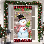 Tiamon Snowman Wood Grain Christmas Cover, 6 X 3 Feet, Polyester, Indoor.... Fixed Price $13.11.