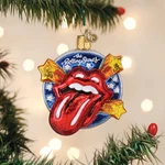 Old World Christmas - The Rolling Stones Tongue 38079. Fixed Price $27.99.