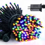 Connectable Multicolor Christmas Lights Outdoor Waterproof, 66FT 200 Led .... Fixed Price $30.46.