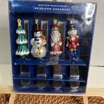 Pre-owned 1998 Boston Warehouse Heirloom Ornament Christmas Spreader Set Of 4. Fixed Price $13.95.