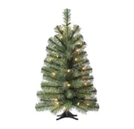 Holiday Time Mini 24 Tabletop Christmas Tree Artificial Pre-lit 35 Led Lights. Fixed Price $34.99.