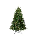 6FT Pre-lit Artificial Christmas Tree With 600 Multicolored Lights, 1.... Fixed Price $151.05.