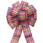 Wired Holiday Party Plaid Bows - Birthday Ribbons For Spring Summer Decorating. Fixed Price $9.39.