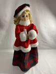 Holiday Time Original Motion-ettes Of Christmas Illuminated Animated Figure Girl. Fixed Price $15.99.