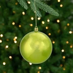 Northlight 12CT Shiny Green Kiwi Shatterproof Christmas Ball Ornaments 4". Fixed Price $31.49.