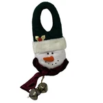 Snowman Door Knob Hanger Bells Christmas Holiday Winter Decoration. Fixed Price $12.99.