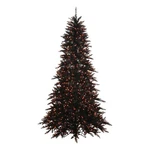 Vickerman 36" Fir Artificial Christmas Tree With Orange Led Lights In Black. Fixed Price $104.60.