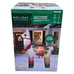 Holiday Living 6.5 Foot Inflatable Pinata Llama Led Lights Feliz Navidad Gemmy. Fixed Price $71.99.