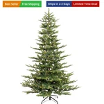 7.5FT Pre-lit Aspen Fir Tree With 700 Clear Lights, 1319 Realistic Dense Bran.... Fixed Price $372.81.
