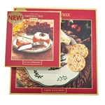 Spode Christmas Tree Cheese Board Plate Trivet 9" Scalloped W/ 4 Spreaders Lot. Fixed Price $39.00.