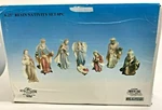 Christmas Nativity 8 Pieces Resin Original Box By Kurt Adler 6.5 Inch Figures. Fixed Price $49.99.