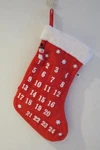 Dei Advent Calendar Plush Christmas Stocking 24 Pockets W/ Snowman & Snowflakes. Fixed Price $10.31.