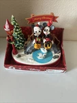 Disney Ruz Winter Magic Animated Scene Lights Music Mickey And Minnie Christmas. Fixed Price $25.00.