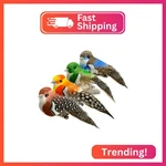 Lwingflyer 4PCS Artificial Birds Clip On Ornaments With Feathers For Spring. Fixed Price $10.09.