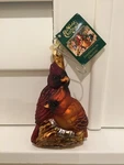 Old World Christmas Pair Of Cardinals (16045) Glass Ornament. Fixed Price $19.50.