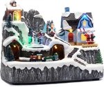 Valery Madelyn Christmas Village Scene With Led Lights And Train, Battery Op. Fixed Price $35.99.