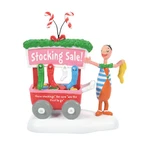 Department 56 Accessory 4.0" Who's Christmas Stocking The Grinch Dr Seuss. Fixed Price $38.00.
