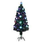 Vingli 4FT Pre-lit Fiber Optic Artificial Christmas Tree W/multicolor Led Lights. Fixed Price $75.99.